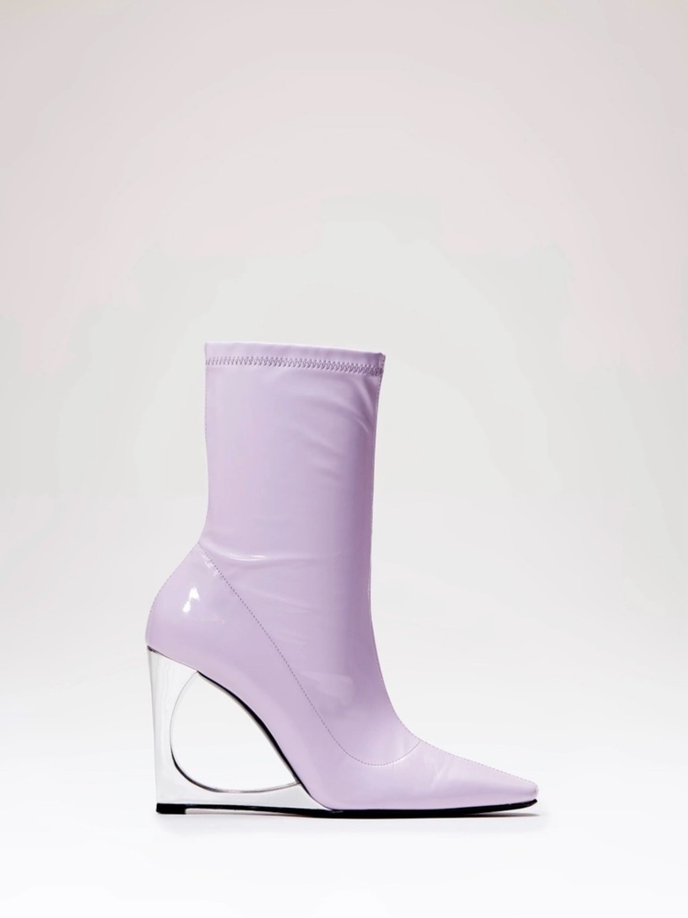 Les Petits Joueurs Glicine Lucas Candy Boots in Lilac size 39